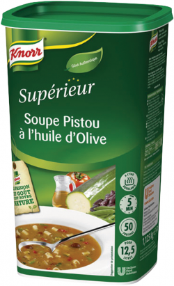 Soupe pistou à l'huile d'olive
