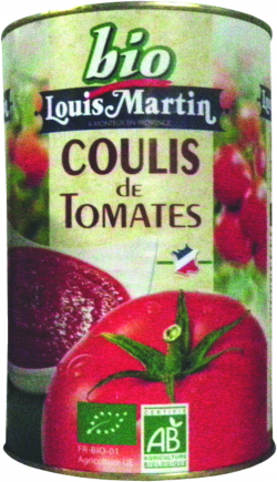 Coulis de tomates 11% BIO