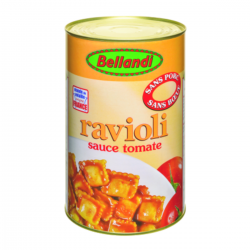 Ravioli sauce tomate sans porc sans boeuf
