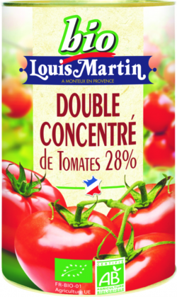 Concentré de tomates 28% BIO