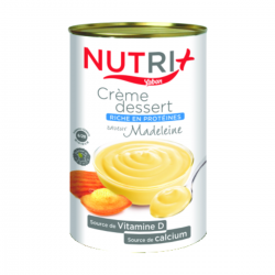 Crème dessert saveur madeleine NUTRI+