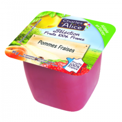 Compote pomme-fraise